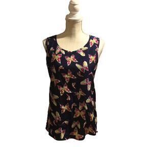 Shenermei Butterfly Tank Top